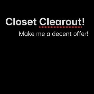 Closet Clear Out!
